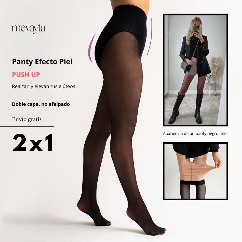 Panty mágico efecto piel PUSH UP